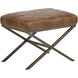 Wisconsin 18.5 inch Tobacco Tan Stool